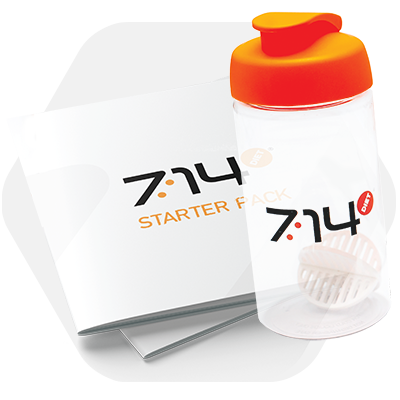Shaker Bottle - 7:14 Nutrition Plan